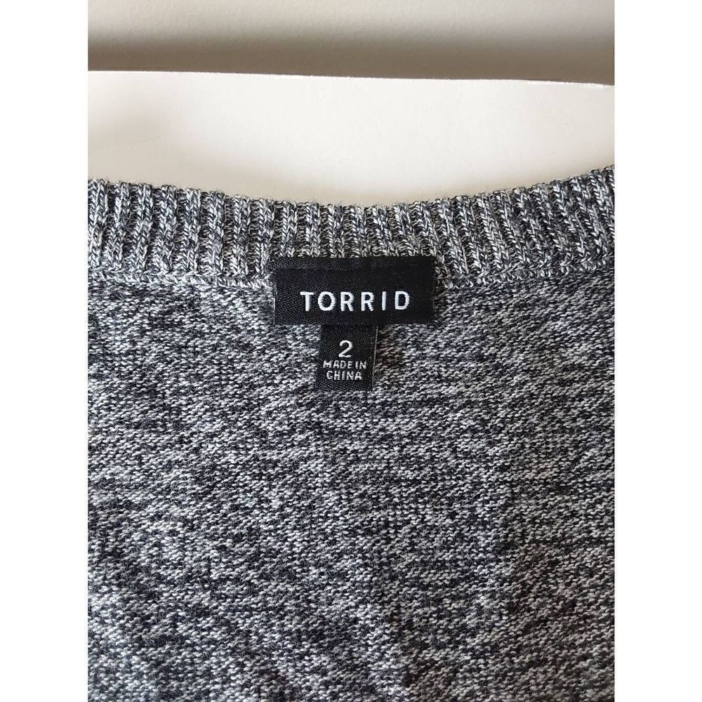 Torrid marled knit sweater Size 2 patches - Picture 7 of 9
